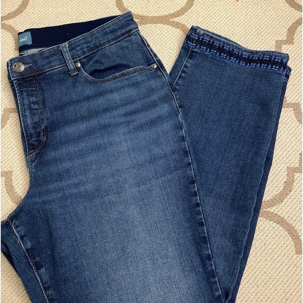 JAG Ruby Mid Rise Straight Christopher Blue Jeans, size 20W, je2668eae433